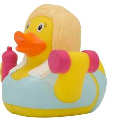 Игрушка для ванной Funny Ducks Качка Фітнес дівчина Фото