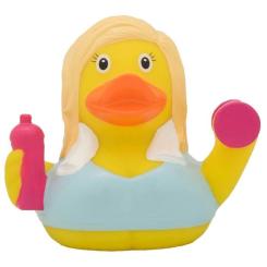 Игрушка для ванной Funny Ducks Качка Фітнес дівчина Фото 1