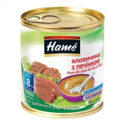 Детское пюре Hame говядина с печенью, 100 г Фото