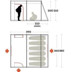 Палатка Ferrino Fenix 6 Petrol Фото 10