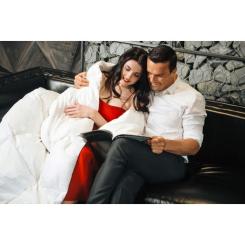 Одеяло MirSon пуховое Luxury Exclusive 080 зима 172x205 см Фото 11