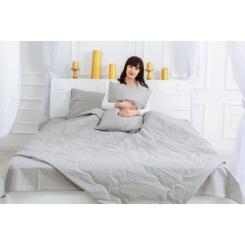 Одеяло MirSon антиаллергенное Летнее BamBoо №2376 Light Gray 155 Фото 3