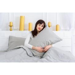Одеяло MirSon антиаллергенное Летнее BamBoо №2376 Light Gray 155 Фото 4