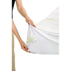 Наматрасник MirSon №1001 Alberto Eco Aloe Vera 80х160 см Фото 6