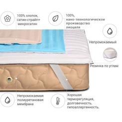 Наматрасник MirSon Valentino тенсел (Modal) Waterproof 317/1 80x190 с Фото 1