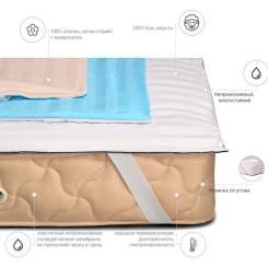 Наматрасник MirSon шерстянной Royal Pearl Woollen 247/3 80x160 см Фото 3