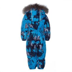 Комбинезон детский Huppa BEATA 1 31930155 блакитний з принтом 80 Фото 1