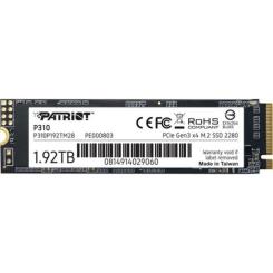 Накопитель SSD Patriot M.2 2280 1.92TB Фото