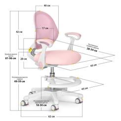 Детское кресло Evo-kids Mio Air Pink Фото 2