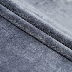 Плед Home Line флисовый графит, 220х195см Фото 1