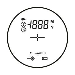 Лазерный дальномер Hawke LRF 800 LCD 6x25 Фото 2