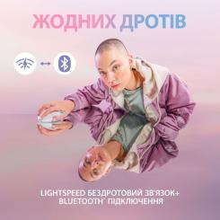 Мышка Logitech G705 Gaming Wireless/Bluetooth White Фото 4