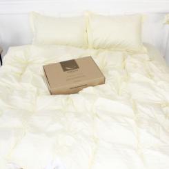 Постельное белье MirSon Satin Stripe 30-0002SoftYellow 160х220 Сімейний Фото 4
