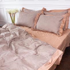 Постельное белье MirSon Satin Жаккард Golden wheat 160х220 Фото 9