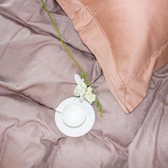 Постельное белье MirSon Satin Жаккард Golden wheat 160х220 Фото 11