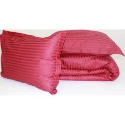 Постельное белье MirSon SatinStripe 30-0018Red 175х210 Двуспальный Фото 6