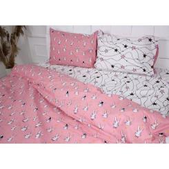 Постельное белье MirSon Бязь 17-0528 Bunnies pink Дитячий Фото 2