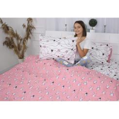 Постельное белье MirSon Бязь 17-0528 Bunnies pink Дитячий Фото 4