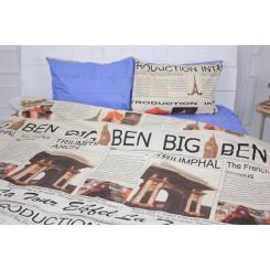 Постельное белье MirSon Бязь 17-0536 Big Ben 2х143х210 Фото 1
