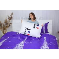 Постельное белье MirSon Бязь Premium 19-0426 Fucsia 143х210 Фото 4