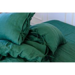 Постельное белье MirSon Лен Green Apple 110х140 Фото 3