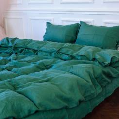 Постельное белье MirSon Лен Green Apple 110х140 Фото 8