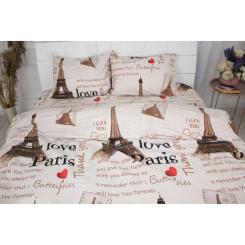 Постельное белье MirSon Сатин 22-1291 Paris Двуспальный Фото 1