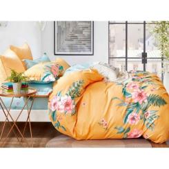 Постельное белье MirSon Сатин Premium 22-1267 Tropics 175х210 Фото