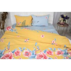 Постельное белье MirSon Сатин Premium 22-1267 Tropics 175х210 Фото 1