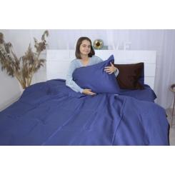 Постельное белье MirSon Сатин Premium Azure 0211+4052 160х220 Фото 4