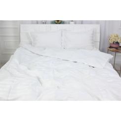 Постельное белье MirSon Сатин Premium-страйп Royal Pearl 160х220 Фото 1