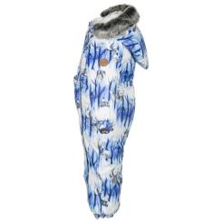 Комбинезон детский Huppa REGGIE 1 36020130 синій з принтом 68 Фото 2