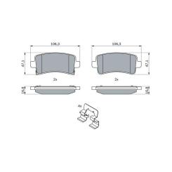 Тормозные колодки Bosch 0 986 424 124 Фото 5