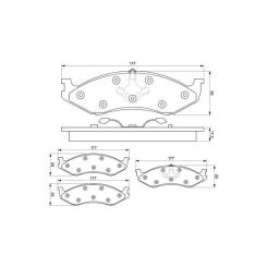 Тормозные колодки Bosch 0 986 424 284 Фото 2