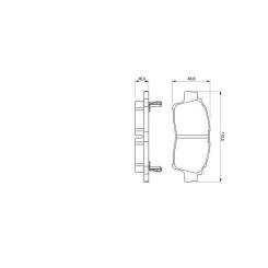 Тормозные колодки Bosch 0 986 424 535 Фото 6