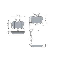 Тормозные колодки Bosch 0 986 424 813 Фото 2