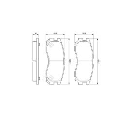 Тормозные колодки Bosch 0 986 460 979 Фото 1