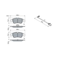 Тормозные колодки Bosch 0 986 494 259 Фото