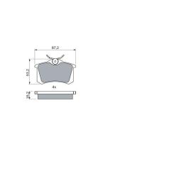 Тормозные колодки Bosch 0 986 494 387 Фото 6