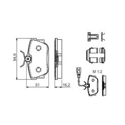 Тормозные колодки Bosch 0 986 494 529 Фото 4