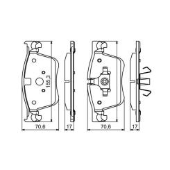 Тормозные колодки Bosch 0 986 494 696 Фото 4