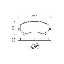 Тормозные колодки Bosch 0 986 494 720 Фото