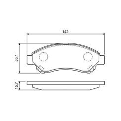 Тормозные колодки Bosch 0 986 494 936 Фото 6