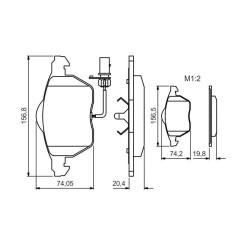 Тормозные колодки Bosch 0 986 495 241 Фото 6