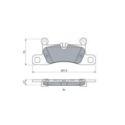 Тормозные колодки Bosch 0986495371 Фото 6