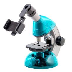 Микроскоп Sigeta Mixi с адаптером для смартфона 40x-640x Blue Фото 3