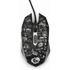 Мышка Gembird MUS-6B-GRAFIX-01 USB Black Фото 2