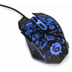 Мышка Gembird MUS-6B-GRAFIX-01 USB Black Фото 4