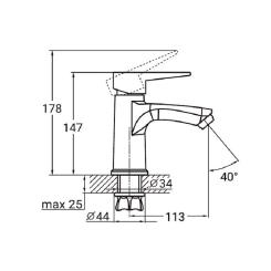 Смеситель AQUATICA HK-1A130C Фото 3