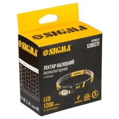 Фонарь Sigma LED 300Лм 1200мАч із сенсором Фото 9